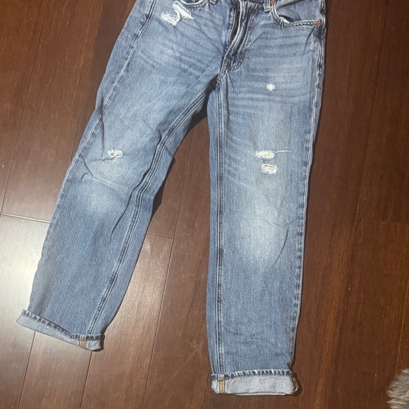 Lucky Brand Blue Boyfriend Jeans - Picture 7 of 9